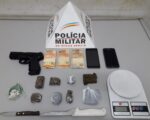 PM apreende drogas e arma com menor
