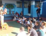Projeto EducaTrânsito: Agentes da Settrans realizam palestra em escola