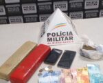 Homem é preso e menor é apreendida por envolvimento com o tráfico de drogas