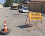 Trânsito Interditado: Rua do Óleo recebe pavimentação