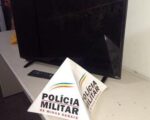 Jovem é preso após furtar televisão em residência