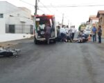 Acidente entre motocicletas deixa homens feridos