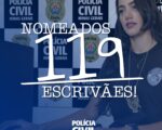 Nomeados 119 novos escrivãs que tomarão posse nos próximos dias