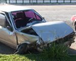 Motorista bêbado bate em muro e se dá mal no Santa Rosa
