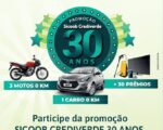 Sicoob Crediverde divulga ganhadores da promoção dos 30 anos