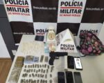 Casal é preso com drogas, arma e dinheiro