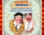 Dia das Crianças: Apresentação dos Palhaços do Circo Borandá acontece em Divinópolis