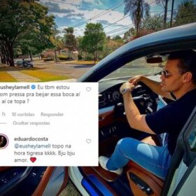 Eduardo Costa joga indireta e famosa modelo oferece romance com o músico