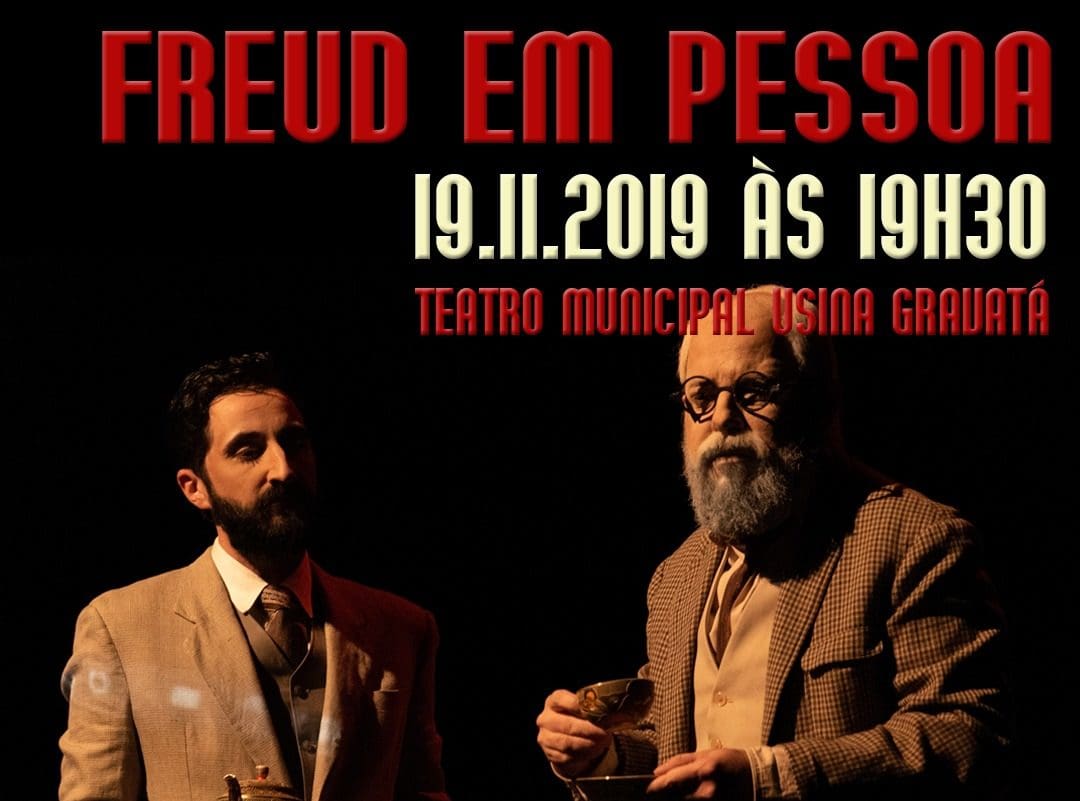 Teatro Usina Gravatá recebe apresentação de “Freud em pessoa”