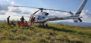Homem se perde em trilha e &eacute; resgatado de helic&oacute;ptero na Grande BH