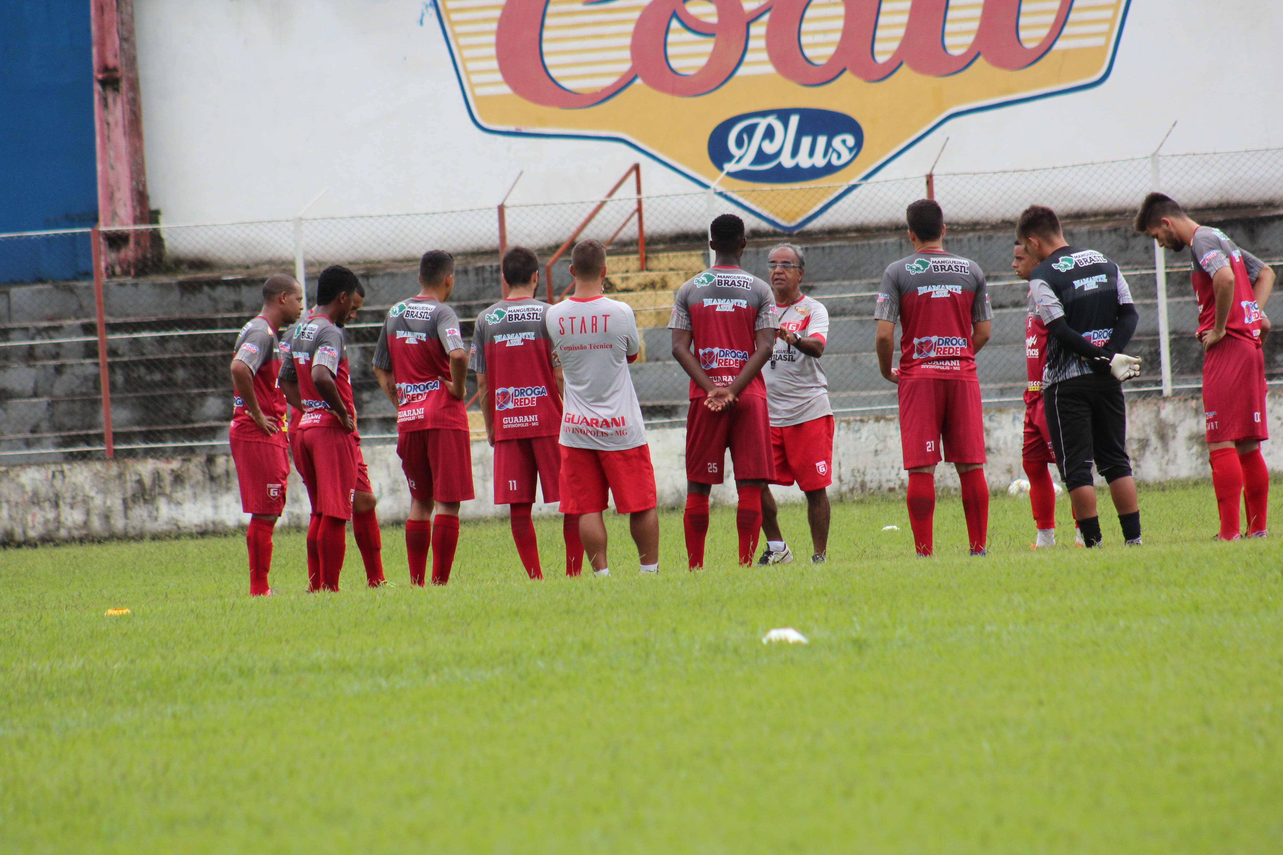 Guarani fez último treino antes de enfrentar o Cruzeiro