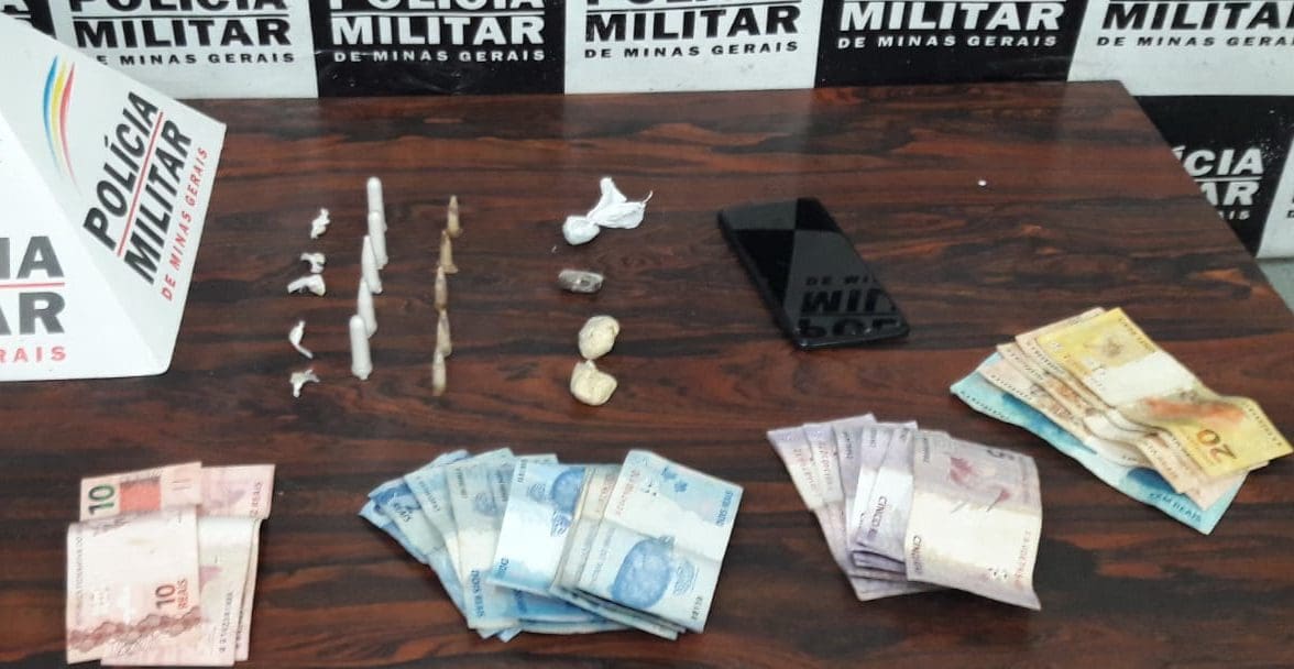 Em Divinópolis a Polícia Militar apreende adolescente por tráfico de drogas