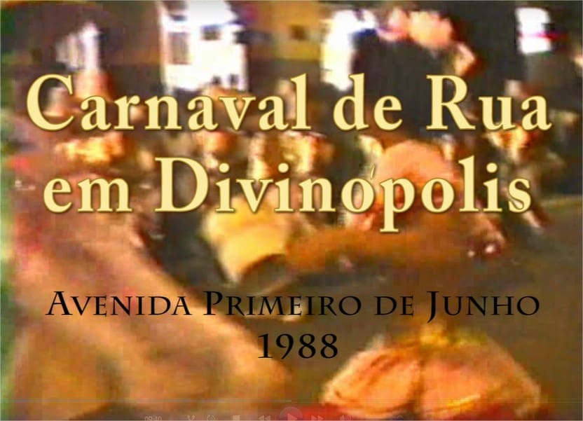 Como era o carnaval de rua em Divinópolis (1988)