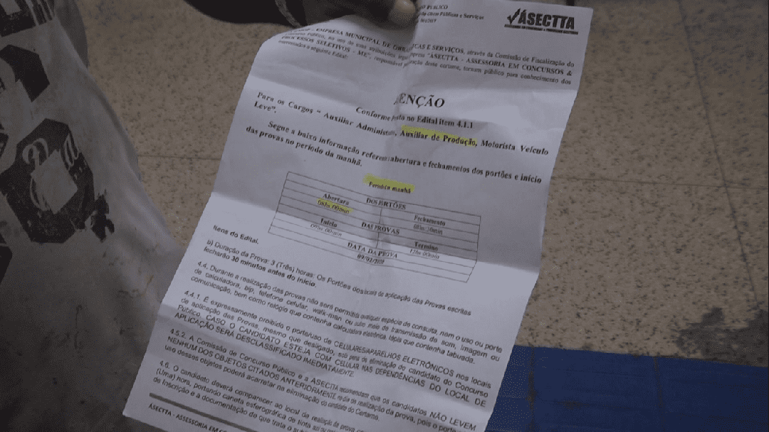 Câmara de vereadores deve acionar o Ministério Público em relação a divergências nas provas da Emop