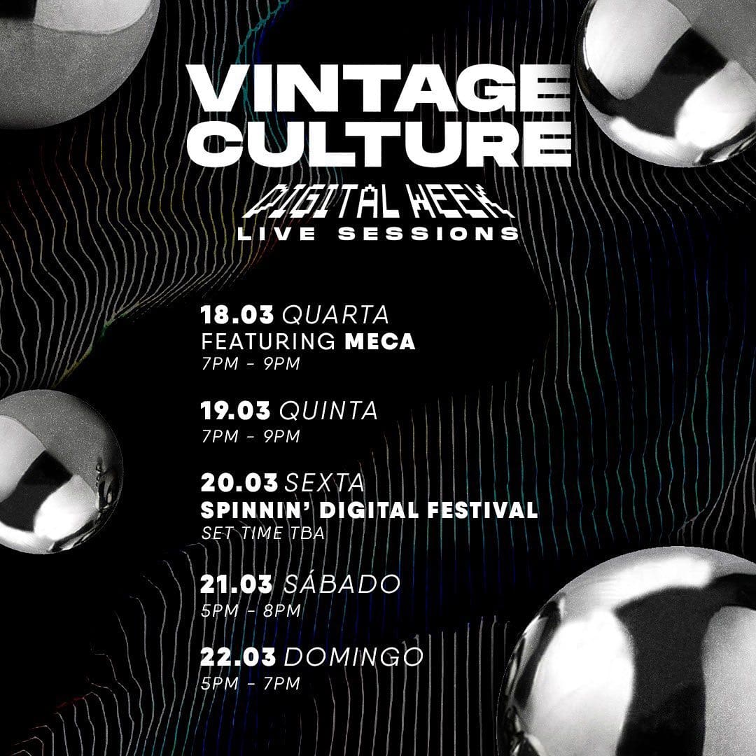 Com mais de 10 datas canceladas, Vintage Culture anuncia “turnê digital” pelas redes sociais