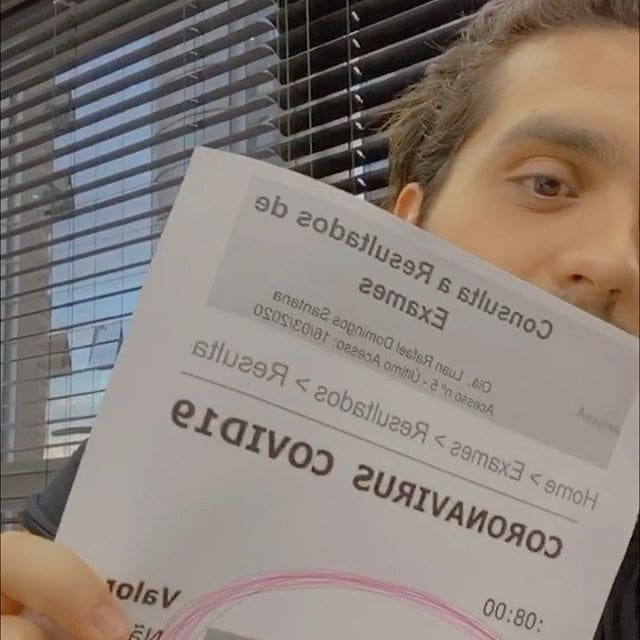 Luan Santana divulga resultado dos exames para coronavírus