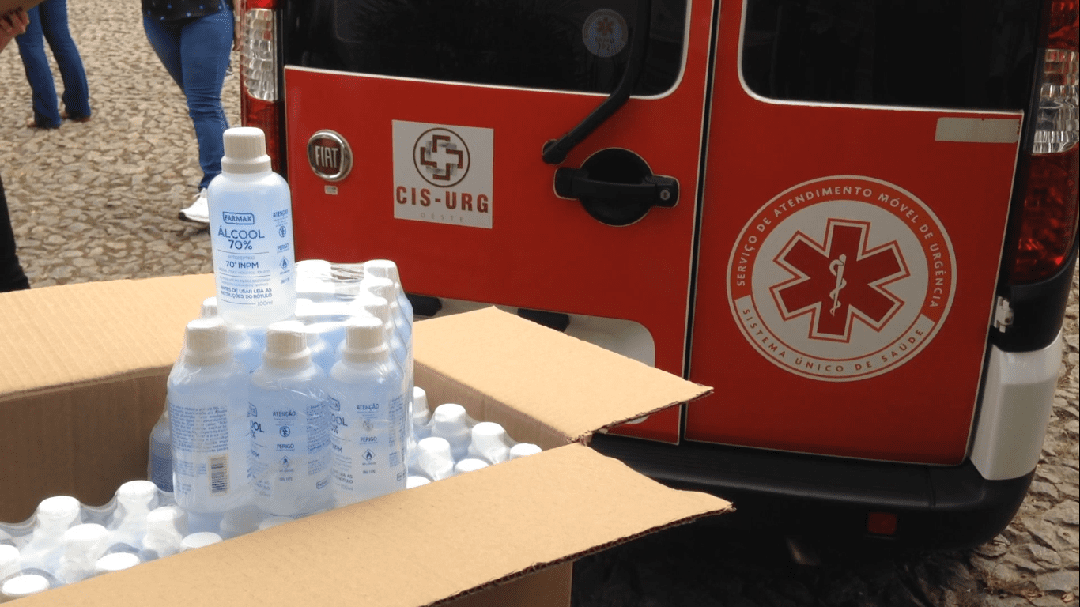 Farmax doa mais de 40 litros de álcool para o Samu de Divinópolis