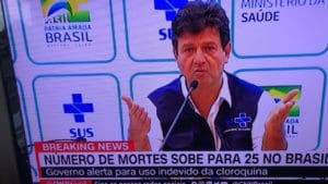 Numero de mortes sobe para 25 por coronav&iacute;rus no Brasil