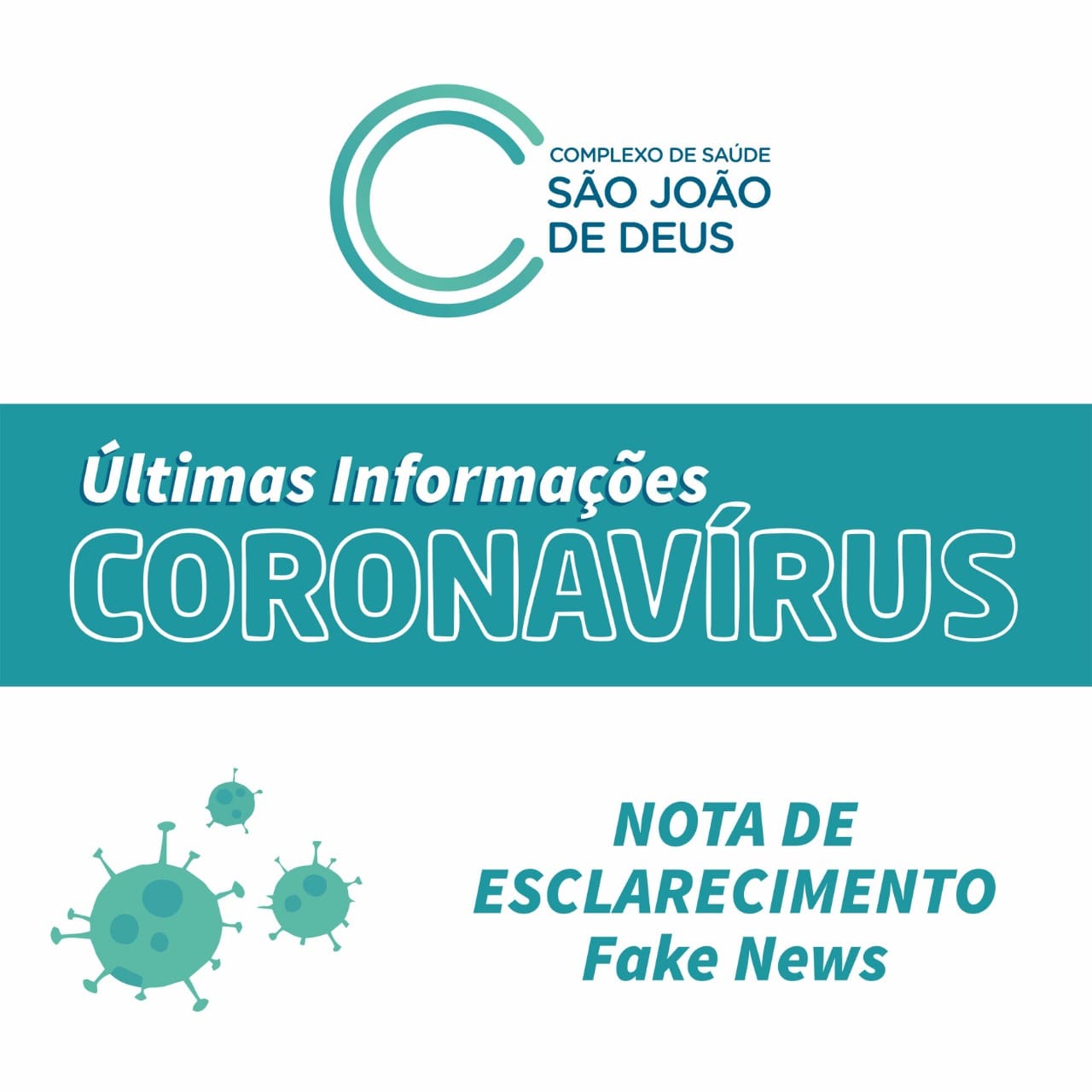 Hospital São João de Deus: áudio compartilhado nas redes é fake news