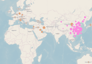 Blog Jorge Neto: Mapa disponibilizado pela OMS, em tempo real