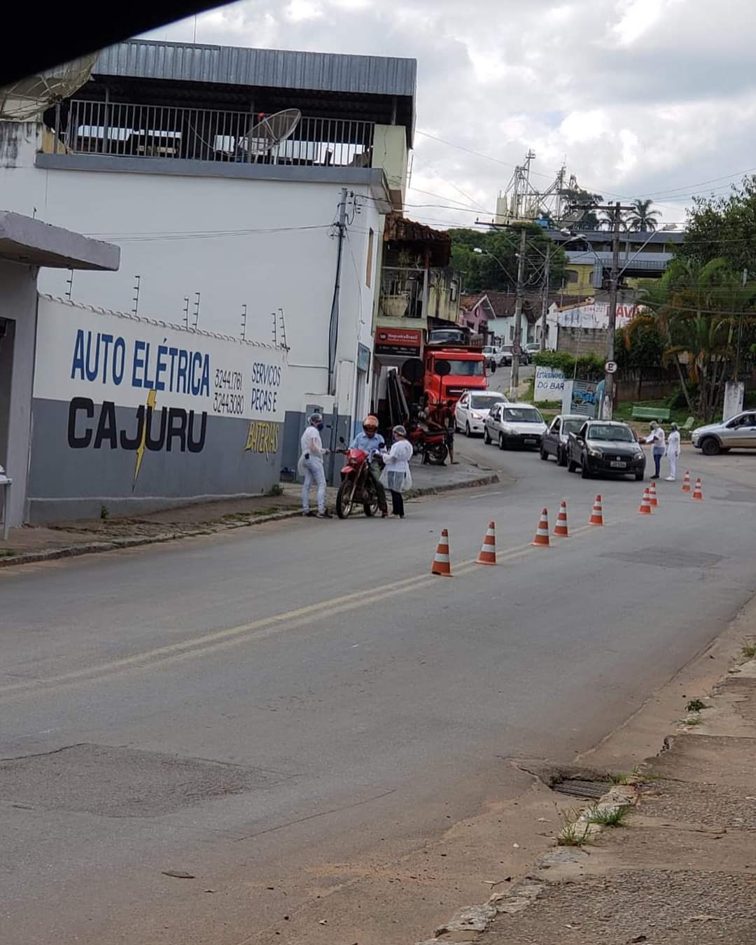 Prefeitura de Carmo do Cajuru monta barreiras sanitárias nas entradas da cidade