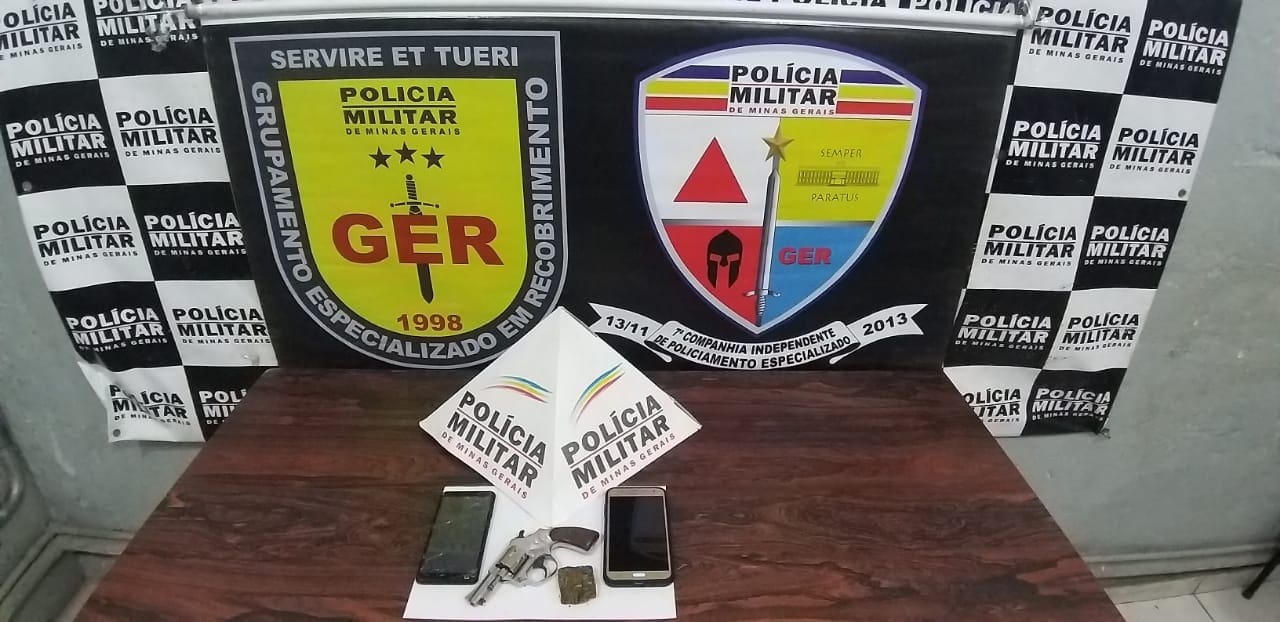 Polícia Militar apreende revólver no Alto São João de Deus