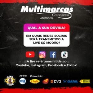 &Eacute; hoje: Gino e Geno &rdquo; Live S&oacute; Mod&atilde;o &ldquo;