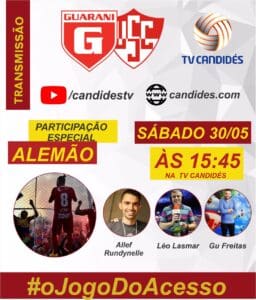 Neste s&aacute;bado, 30/05, &agrave;s 15:45 na TV Candid&eacute;s, reviva o jogo que garantiu ao Guarani o inicio do acesso em 2018
