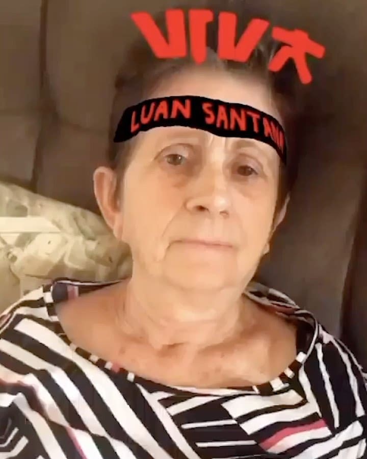 Luan Santana posta uma homenagem ao dia dos avós