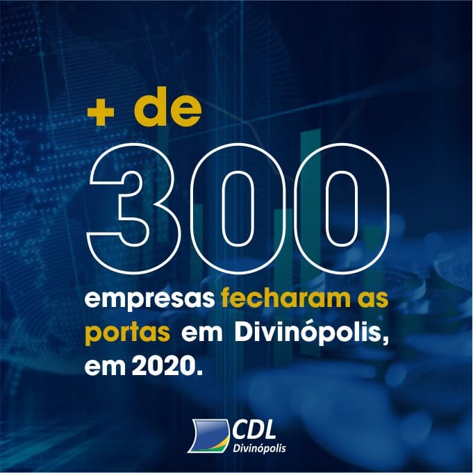 Mais de 300 empresas fecharam as portas em Divinópolis afirma CDL
