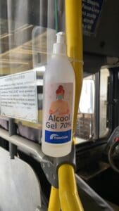Os &ocirc;nibus da cidade foram adequados as medidas de preven&ccedil;&atilde;o a Covid
