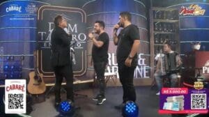 Sertanejo Bruno constrange seu parceiro Marrone e Leonardo com barraco durante live, assista ao video