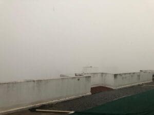 Chuva r&aacute;pida e com vento forte atinge no fim da tarde Divin&oacute;polis