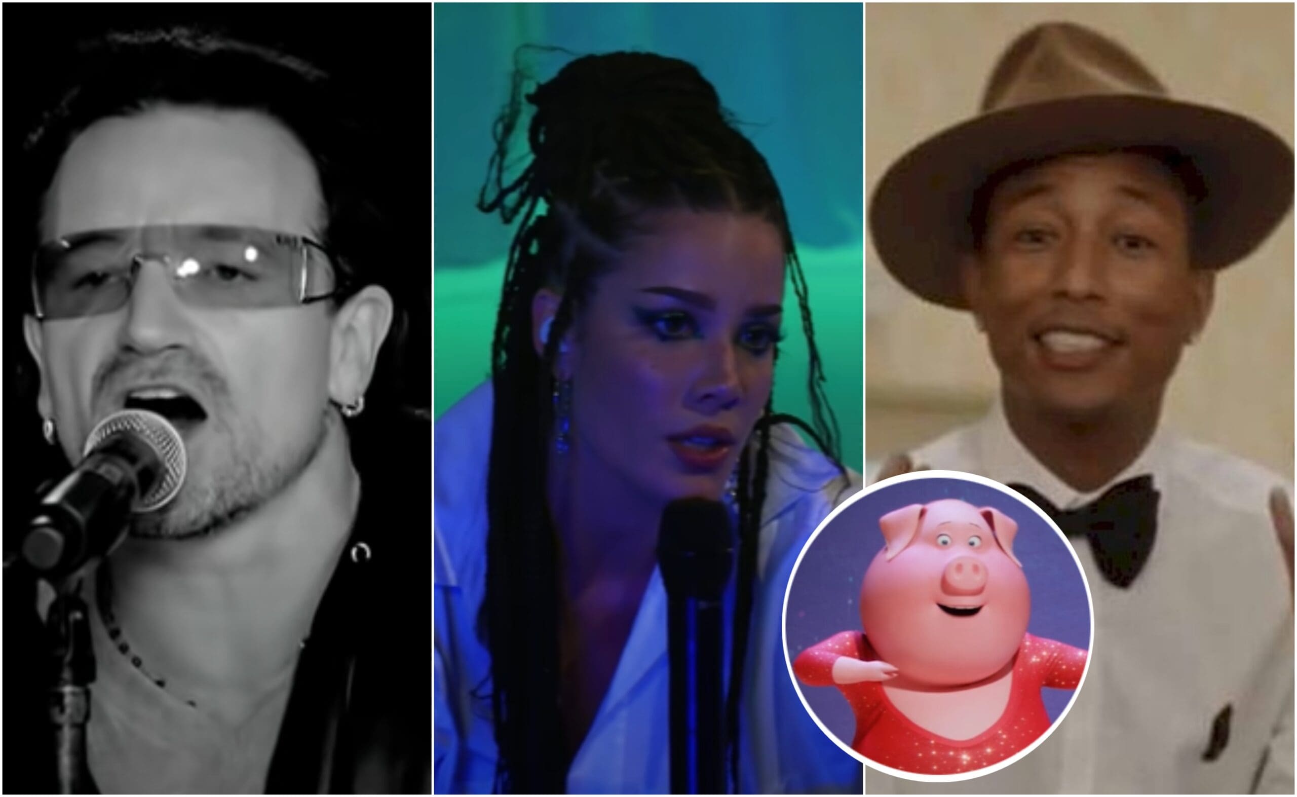 Bono, Halsey e Pharrell Williams se juntam ao elenco da animação “Sing 2”