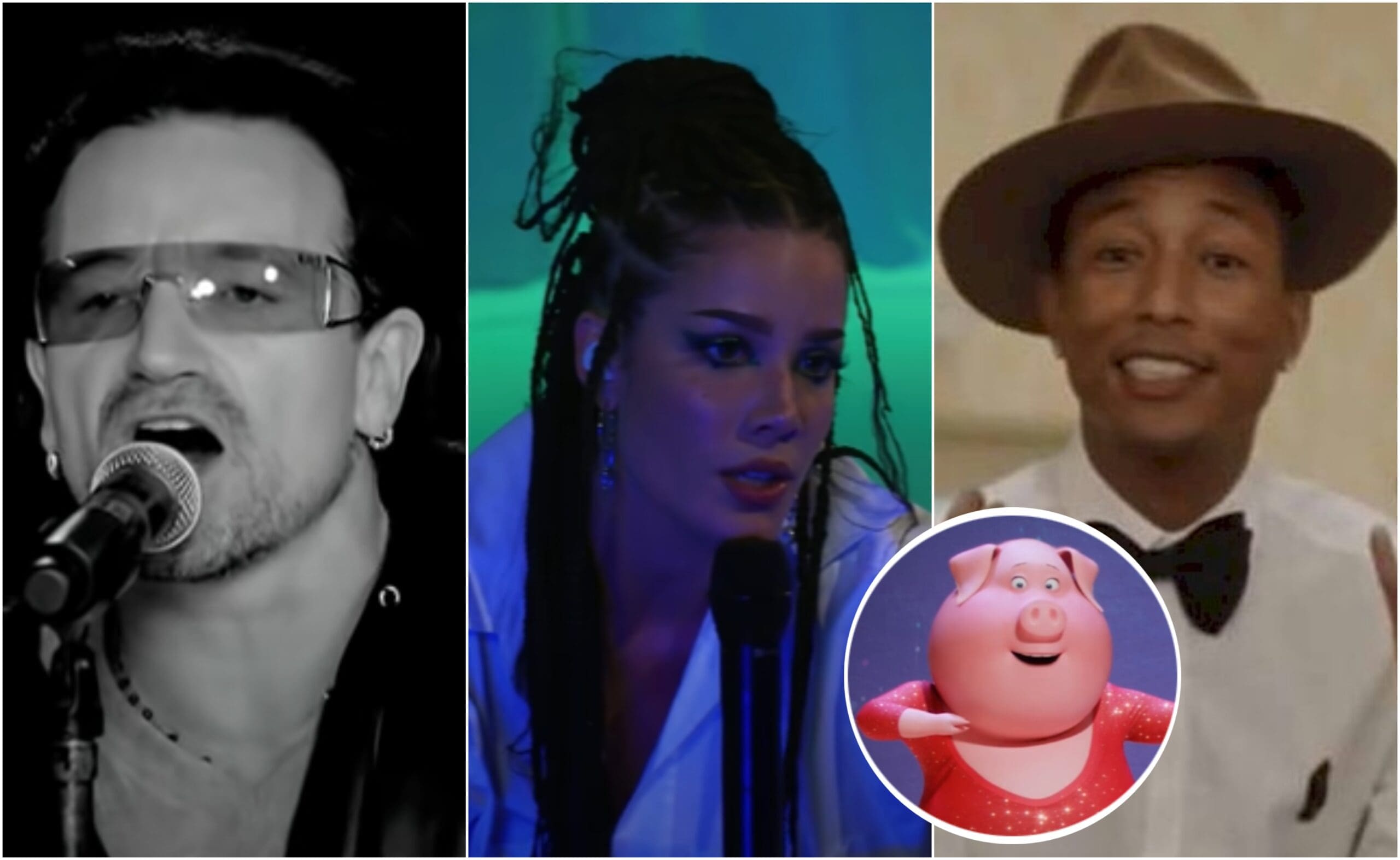 Bono, Halsey e Pharrell Williams se juntam ao elenco da anima&ccedil;&atilde;o &ldquo;Sing 2&rdquo;