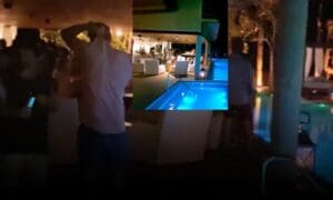 Pol&iacute;cia encerra festa com 200 pessoas em condom&iacute;nio de luxo em Trancoso, assista ao video.