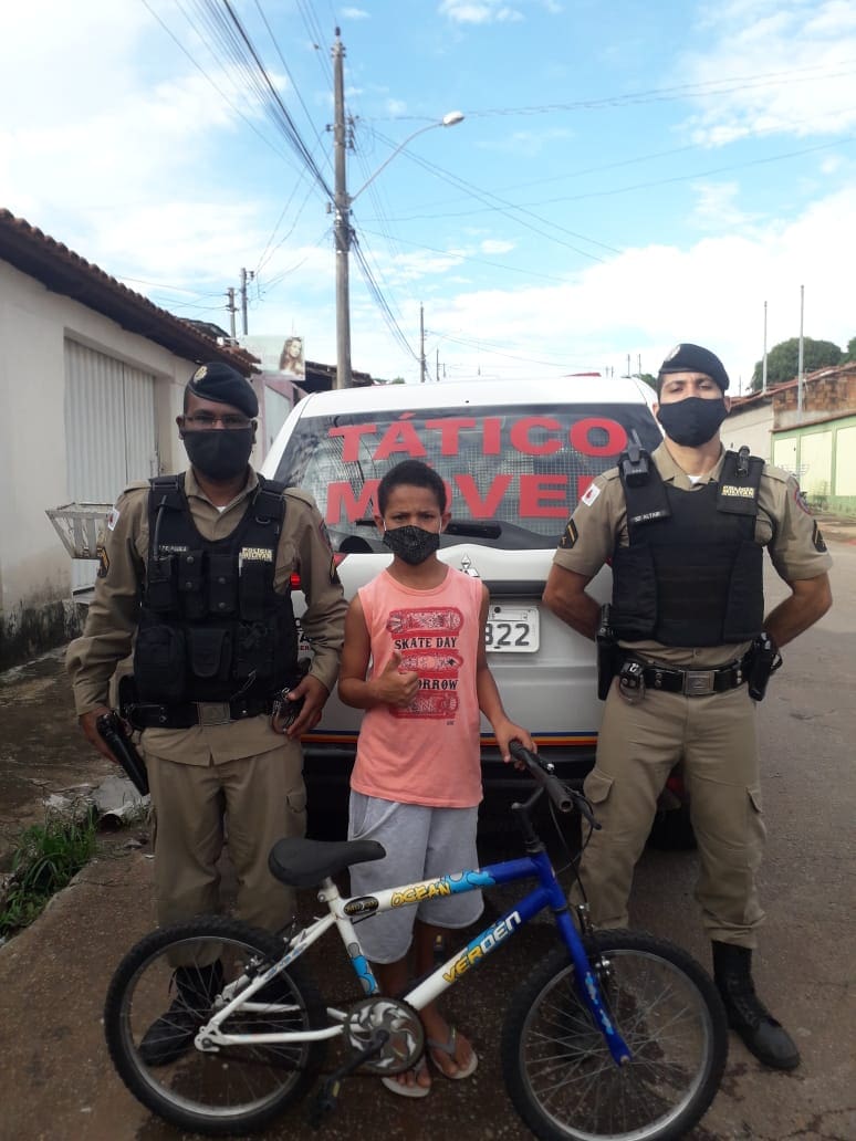 Em Pará de Minas ação da PM fez o natal inesquecível para um garoto de 12 anos
