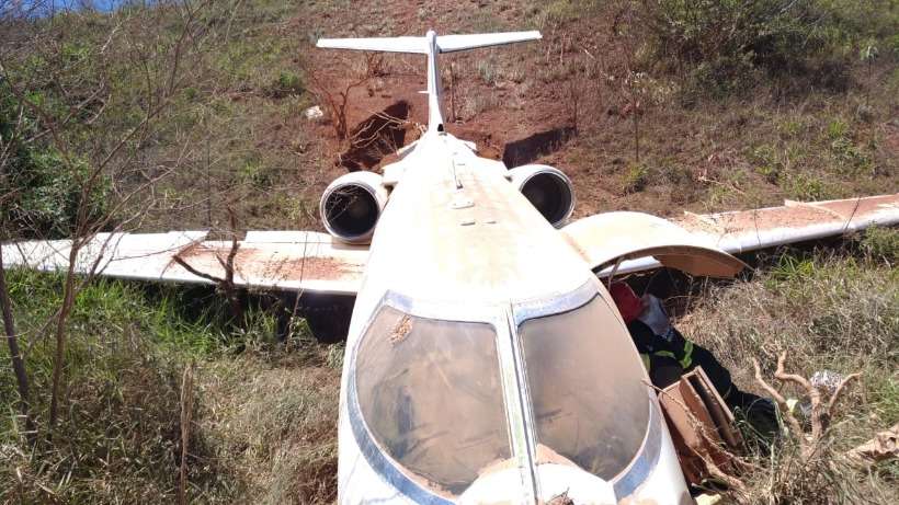 Video registra acidente de avião em Diamantina neste sábado (02)