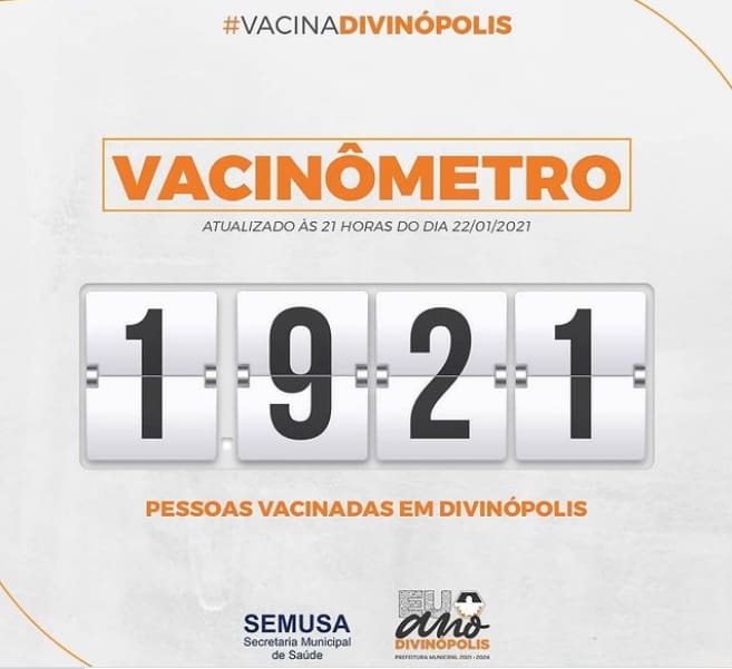 Veja a situação da vacinação contra Covid-19 em Divinópolis