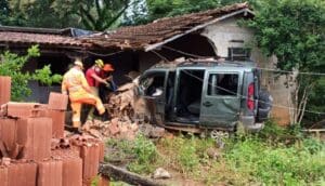 Em Bambu&iacute; um grave acidente deixa 7 pessoas feridas, incluindo um bebe de 7 meses