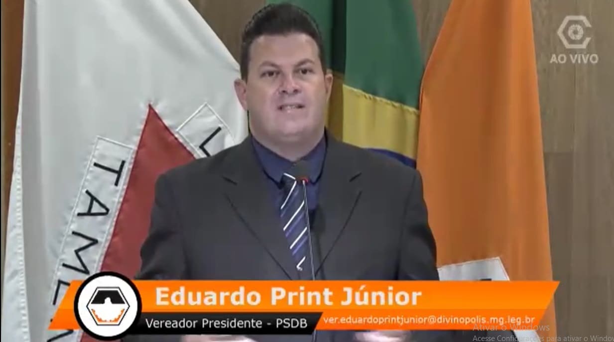 Vereador Eduardo Print Júnior faz duras cobranças ao secretario Will Bueno e afirma: NÃO DA CONTA PEDE PARA SAIR