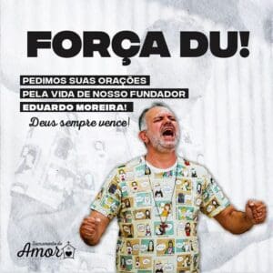 Eduardo Moreira, fundador da Comunidade Sacramento de Amor, est&aacute; no CTI por Covid-19