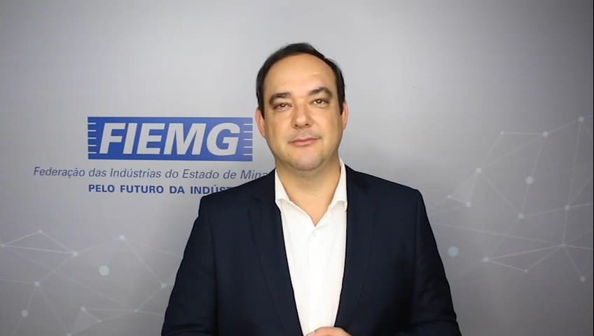 Flávio Roscoe, presidente da Fiemg, agradece ao governo MG o refis da pandemia a empresários que reduz juro e multa em 90%