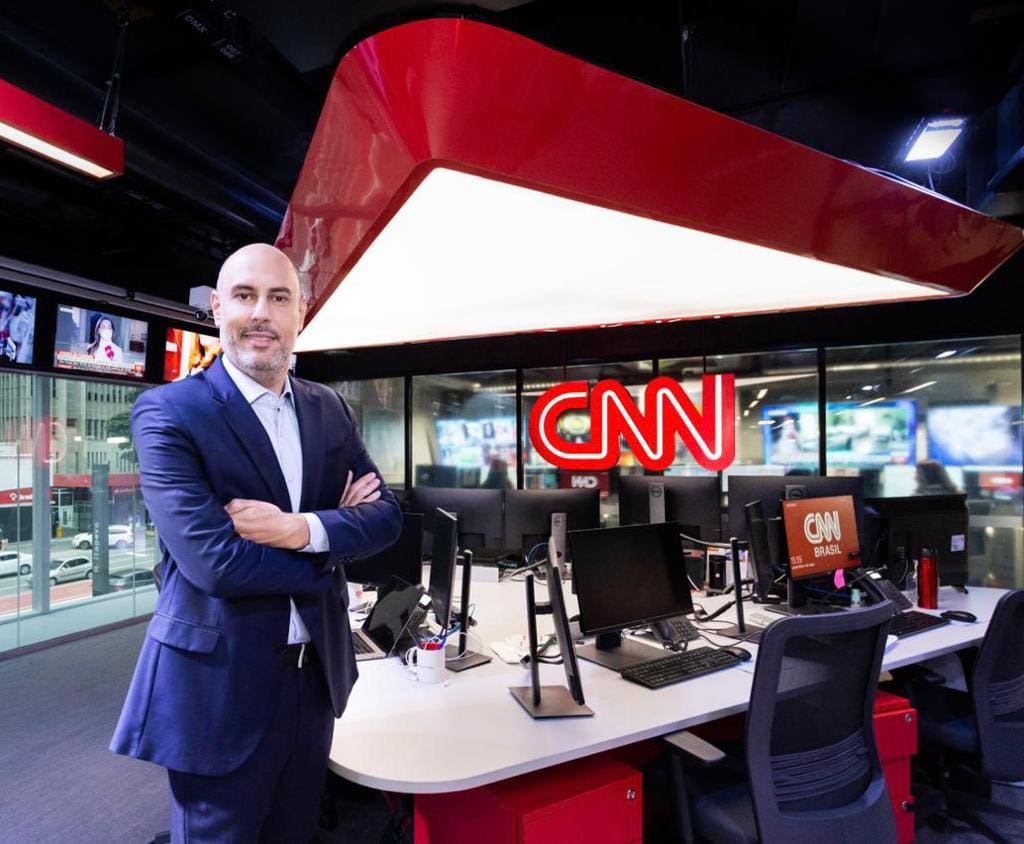 Jornalista Douglas Tavolaro deixa presidência da CNN Brasil