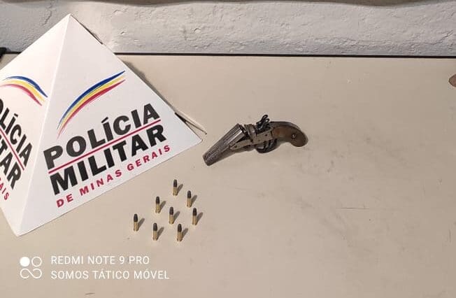 Polícia Militar prende homem com arma de fogo no bairro Jardinópolis