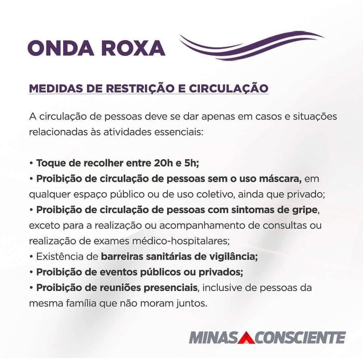 Divinópolis Onda Roxa: veja o que pode funcionar na etapa mais restritiva do Minas Consciente