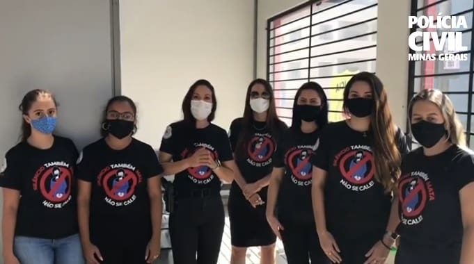 Polícia Civil em Nova Serrana divulga campanha “O silêncio também mata”, para incentivar denúncias de violência contra mulher
