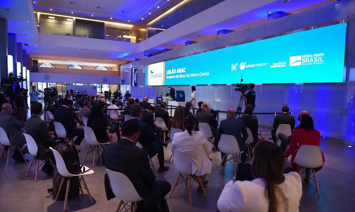 Governo federal arrecada R$ 3,3 bilhões com leilão de 22 aeroportos Foto divulgação Ministério da Infraestrutura
