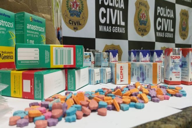 PC apreende 300 comprimidos de ecstasy e anabolizantes em Juiz de Fora