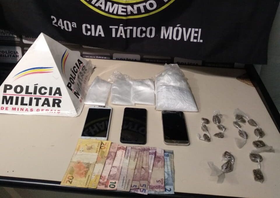 Polícia Militar prende acusado tráfico de drogas no bairro Ipiranga em Divinópolis